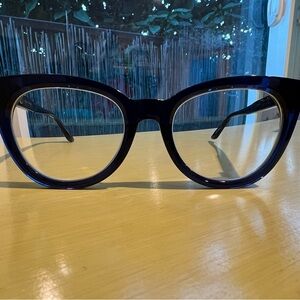 ROBERT LA ROCHE Jeanne navy blue cateye glasses frames